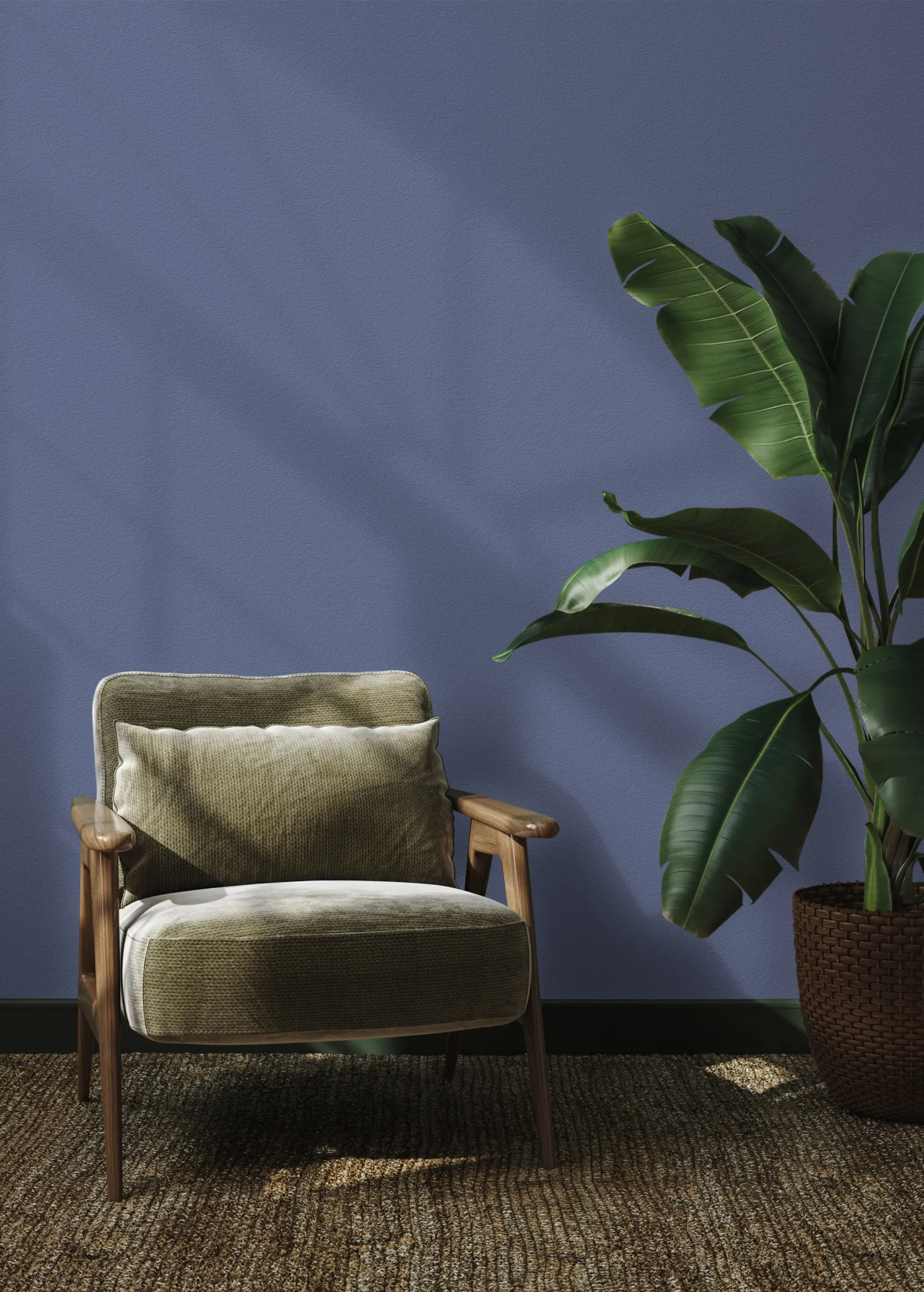 Blue Embossed Wallpaper – Glitter Accents (24202-6)